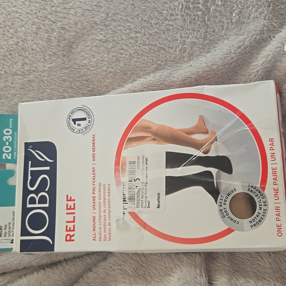 JOBST Relief Compression Stocking Beige Small 20-30